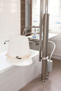 Siège de bain pivotant