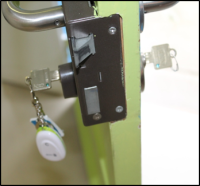 Serrure à canon décentré